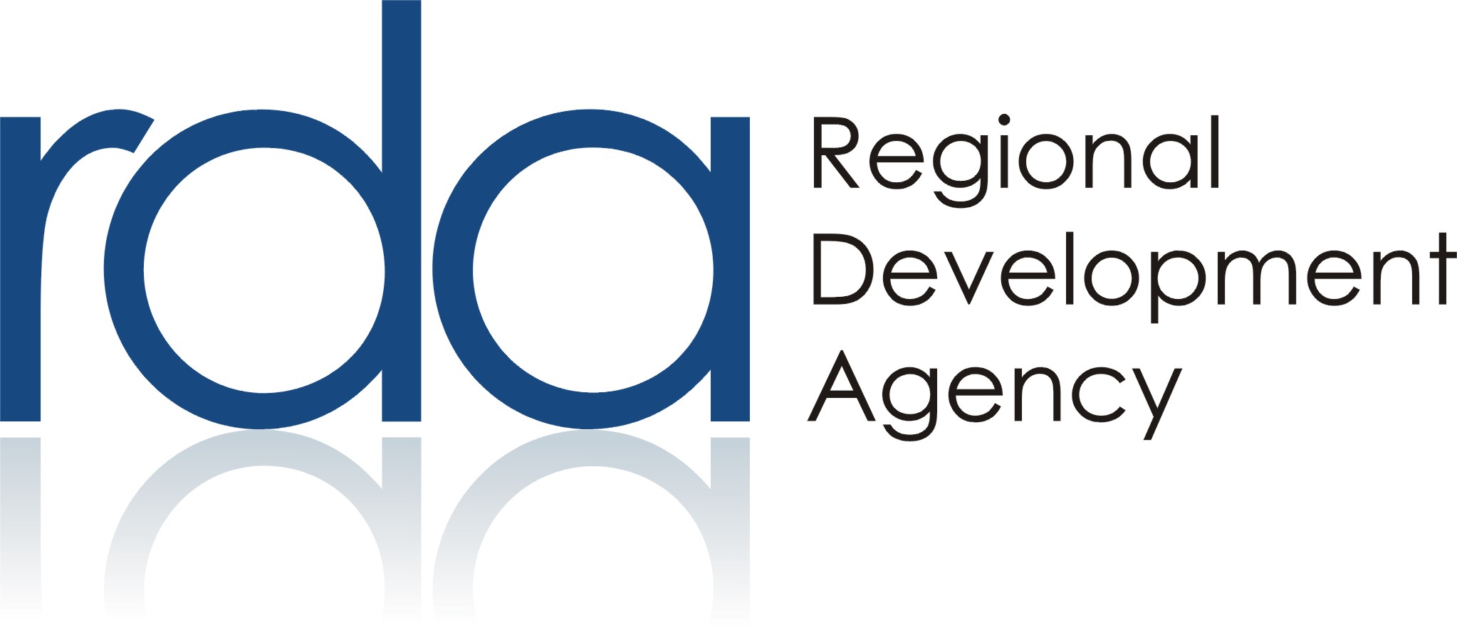 Logo RDA - modr stin