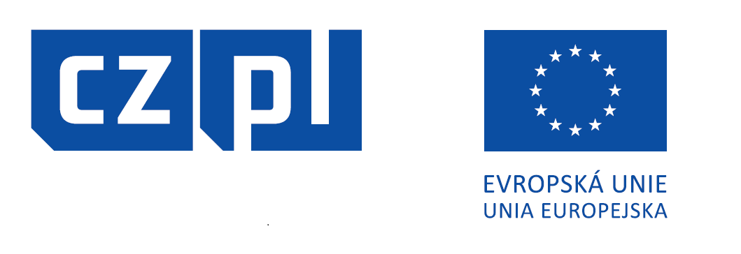 logo cz-pl eu male monochrom - modrobl