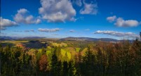 Panoramiczny widok z wiey na Wodzickiej Grze Fot. Dariusz Gdesz