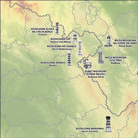 Mapa nov s rozhlednami pro web