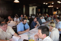 01. View of a crowded hall