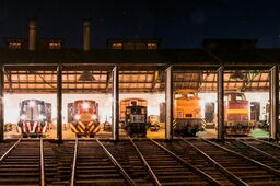 Muzejní noc ve Výtopně Jaroměř a jízdy parních vlaků