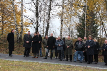 Slavnostní otevření komunikace k hraničnímu přechodu Olešnice v Orlických horách/Kociol