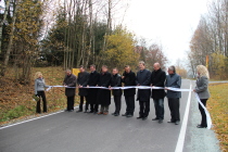Slavnostní otevření komunikace k hraničnímu přechodu Olešnice v Orlických horách/Kociol